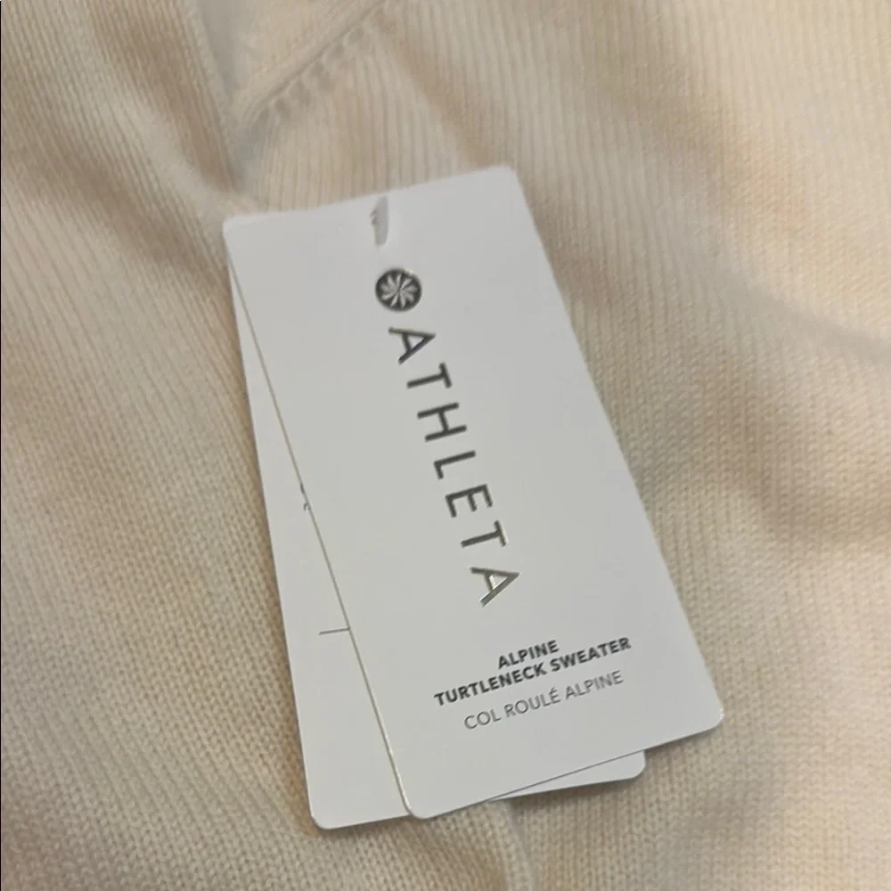 Athleta cream Turtleneck Sweater - Picture 3 of 5